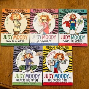 Judy Moody Series Books 1-5 by Megan McDonald